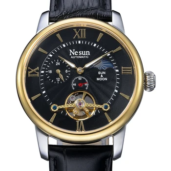 Nesun Skeleton Tourbillon Switzerland Watch Men Luxury Brand Automatic Self-wind Men's Watches Sapphire Waterproof clock N9031-3
Nesun Skeleton Tourbillon Switzerland Watch Men Luxury Brand Automatic Self-wind Men's Watches Sapphire Waterproof clock N9031-3
