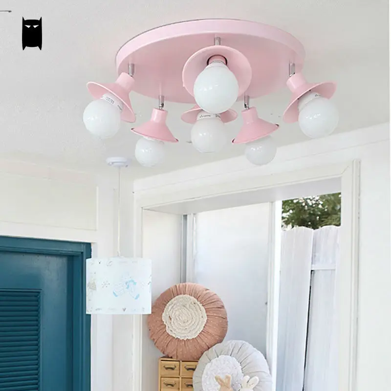 Pink Blue White Black Iron Ceiling Light Fixture Modern Korean Rustic Nordic Hanging Lamp Lustre Plafon Luminaria Kids Bedroom
Pink Blue White Black Iron Ceiling Light Fixture Modern Korean Rustic Nordic Hanging Lamp Lustre Plafon Luminaria Kids Bedroom
