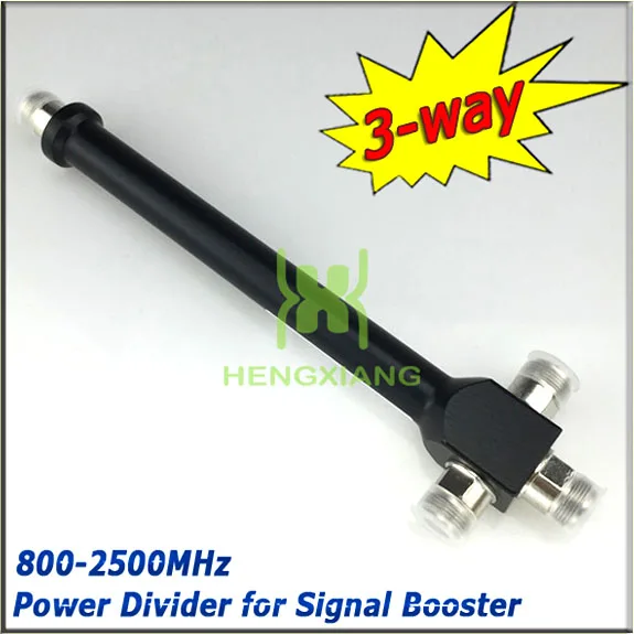 N Female 3 Way Power Splitter Cavity Power Divider 800-2500mhz for 2G 3G GSM W-CDMA Mobile Phone Signal Booster wifi Repeater
N Female 3 Way Power Splitter Cavity Power Divider 800-2500mhz for 2G 3G GSM W-CDMA Mobile Phone Signal Booster wifi Repeater