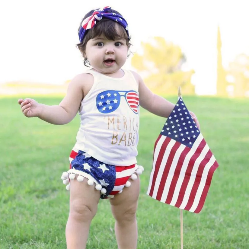 Toddler Baby Boys Girls Stars Striped Vest Tops+Shorts 4th Of July Outfits Set Sleeveless Striped Printed T-shirt Outfits
Toddler Baby Boys Girls Stars Striped Vest Tops+Shorts 4th Of July Outfits Set Sleeveless Striped Printed T-shirt Outfits