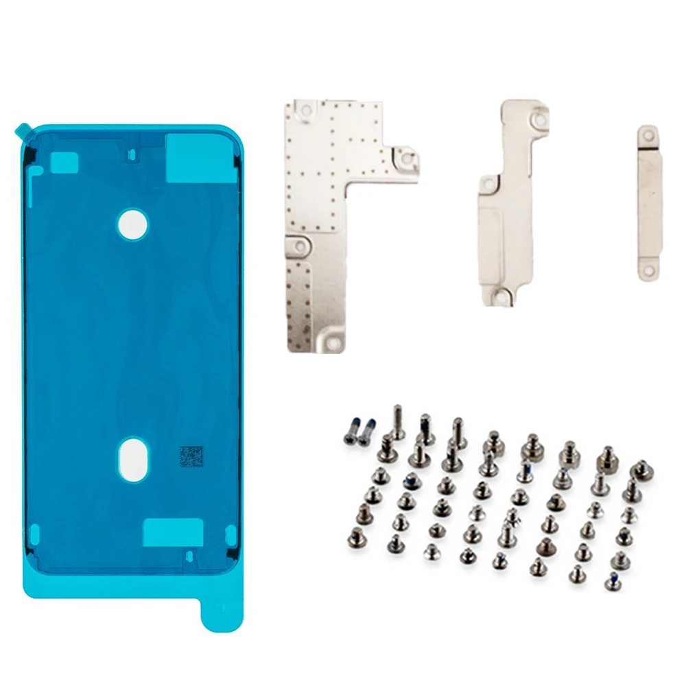 5pcs/set For iPhone 7 7 Plus LCD Battery + front camera + volume flex Metal Plate Bracket Holder + screws+ waterproof sticker
5pcs/set For iPhone 7 7 Plus LCD Battery + front camera + volume flex Metal Plate Bracket Holder + screws+ waterproof sticker
