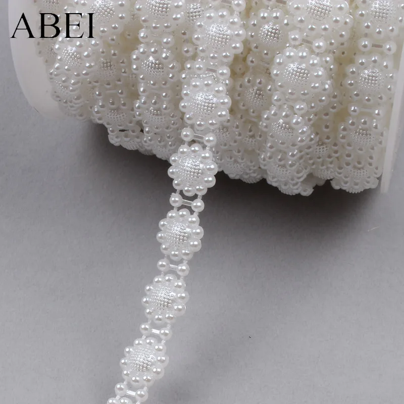 2yards 10mm Beaded Lace Ribbon For Wedding Party handicrafts DIY Sewing Garments Accessories Jewelry Ornaments Wholesale
2yards 10mm Beaded Lace Ribbon For Wedding Party handicrafts DIY Sewing Garments Accessories Jewelry Ornaments Wholesale