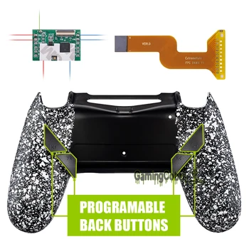 Textured White Back Shell & 4 Back Buttons Dawn Programable Remap Kit for PS4 Slim Pro Controller JDM 040/050/055
Textured White Back Shell & 4 Back Buttons Dawn Programable Remap Kit for PS4 Slim Pro Controller JDM 040/050/055