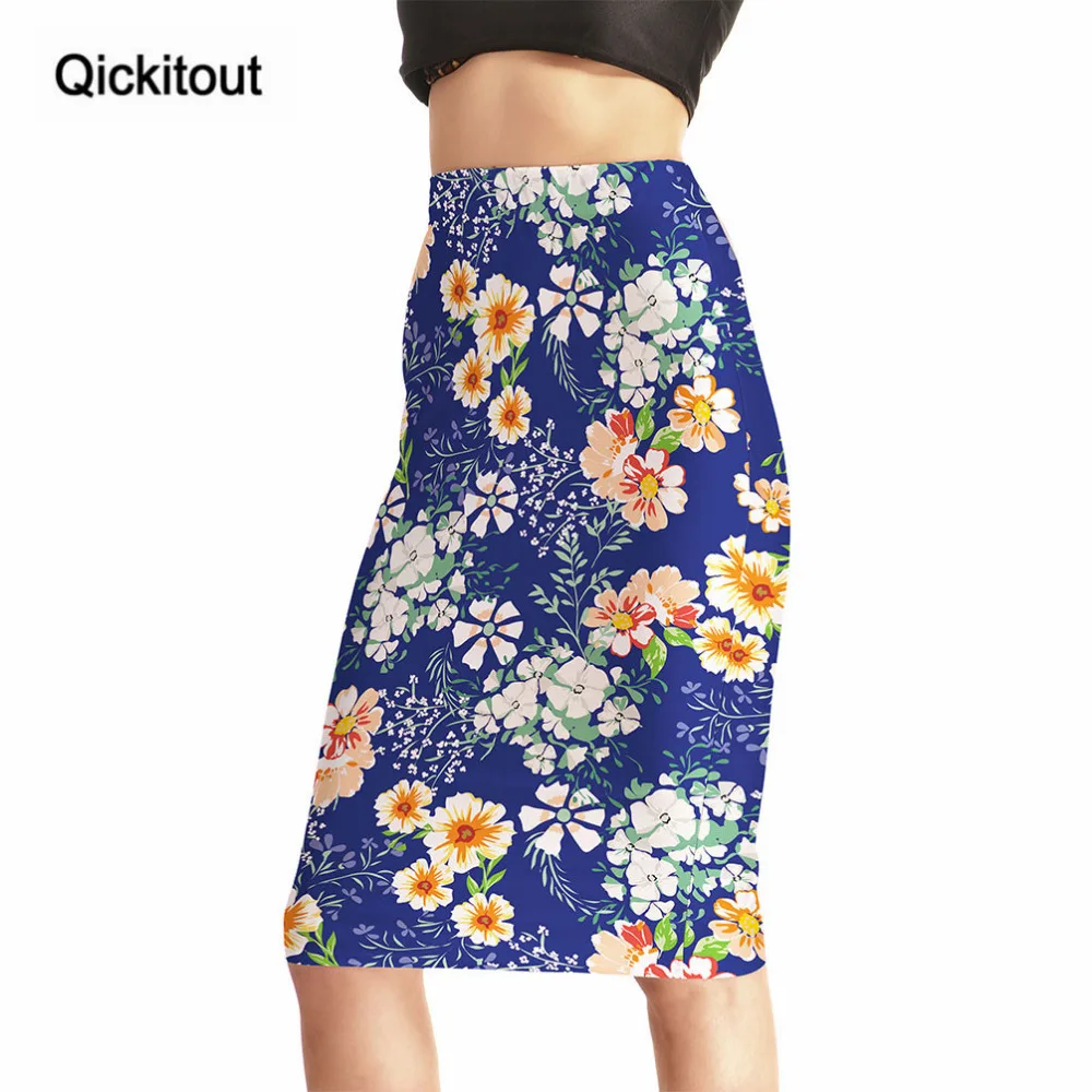 Qickitout Skirts Hot selling Women's Sexy Flowers 3D Print Skirts High Waist Blue Package Hip Skirt Drop Ship
Qickitout Skirts Hot selling Women's Sexy Flowers 3D Print Skirts High Waist Blue Package Hip Skirt Drop Ship