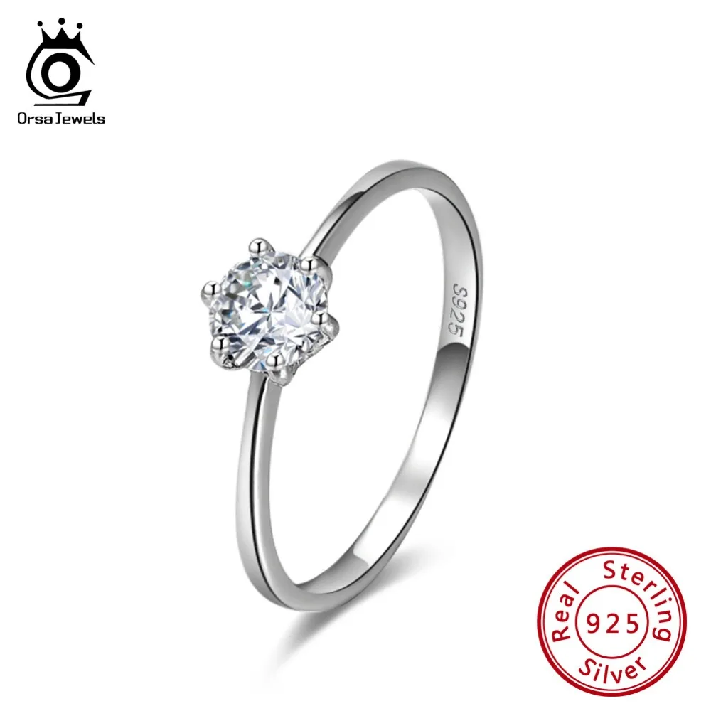 ORSA JEWELS Genuine Sterling Silver Women Rings Paved AAA Cubic Zirconia Wedding Band Anillos Plata 925 Para Mujer 2019 OSR116
ORSA JEWELS Genuine Sterling Silver Women Rings Paved AAA Cubic Zirconia Wedding Band Anillos Plata 925 Para Mujer 2019 OSR116