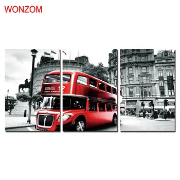 WONZOM HD Printed 3Pc London Bus Wall Pictures Framed Directly To Hang For Living Room Large Modern Cuadros Decoracion 2017 Gift
WONZOM HD Printed 3Pc London Bus Wall Pictures Framed Directly To Hang For Living Room Large Modern Cuadros Decoracion 2017 Gift