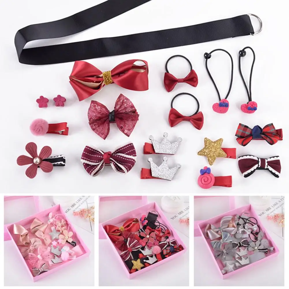 18Pcs Fashion Lovely Crown Flower Decor Baby Girls Bowknot Hairpin Hair Clip Headwear Hair Accessory Birthday Gift
18Pcs Fashion Lovely Crown Flower Decor Baby Girls Bowknot Hairpin Hair Clip Headwear Hair Accessory Birthday Gift