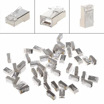 tablet-OOTDTY 50/100Pcs Transparent CAT5 RJ45 8-Pin Shielded Modular Plug Ethernet Network Cable Connector-sata to usb
tablet-OOTDTY 50/100Pcs Transparent CAT5 RJ45 8-Pin Shielded Modular Plug Ethernet Network Cable Connector-sata to usb
