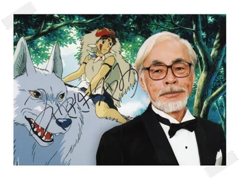 signed Miyazaki Hayao autographed original photo 7 inches collection free shipping 112017A
signed Miyazaki Hayao autographed original photo 7 inches collection free shipping 112017A