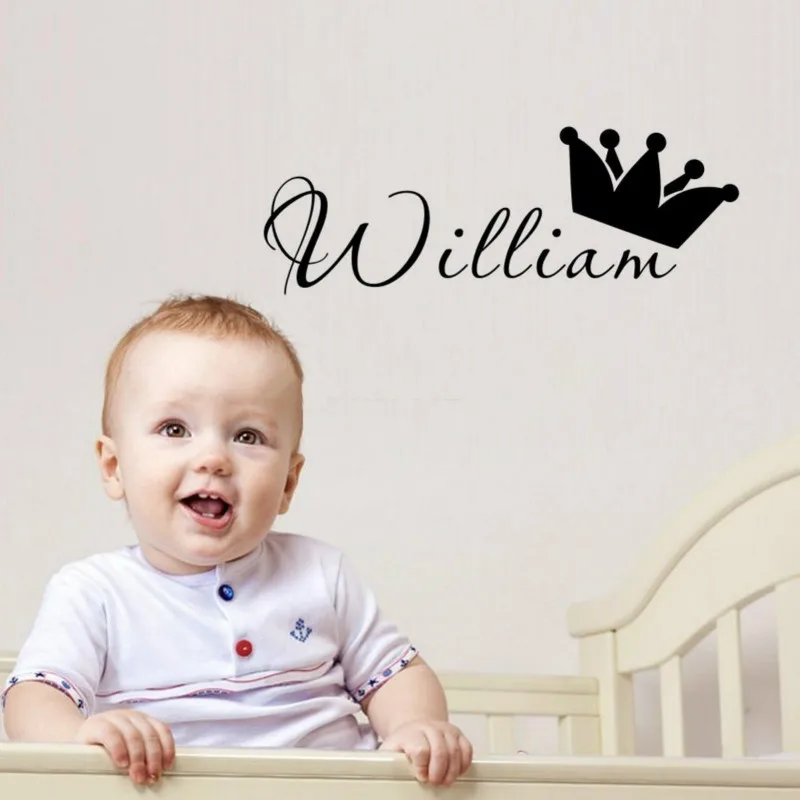 DreamartsCustom Any Kids Name Crown DIY Wall Sticker Art Decals for Tiny Tots Room Decor
DreamartsCustom Any Kids Name Crown DIY Wall Sticker Art Decals for Tiny Tots Room Decor