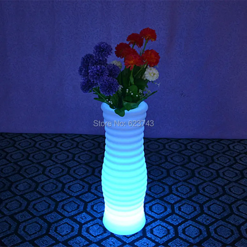 1 piece 24 Keys Remote control Colorful Changeable Wavy Cylindrical Led Luminous flash flower pot of indoor Luminous pot
1 piece 24 Keys Remote control Colorful Changeable Wavy Cylindrical Led Luminous flash flower pot of indoor Luminous pot