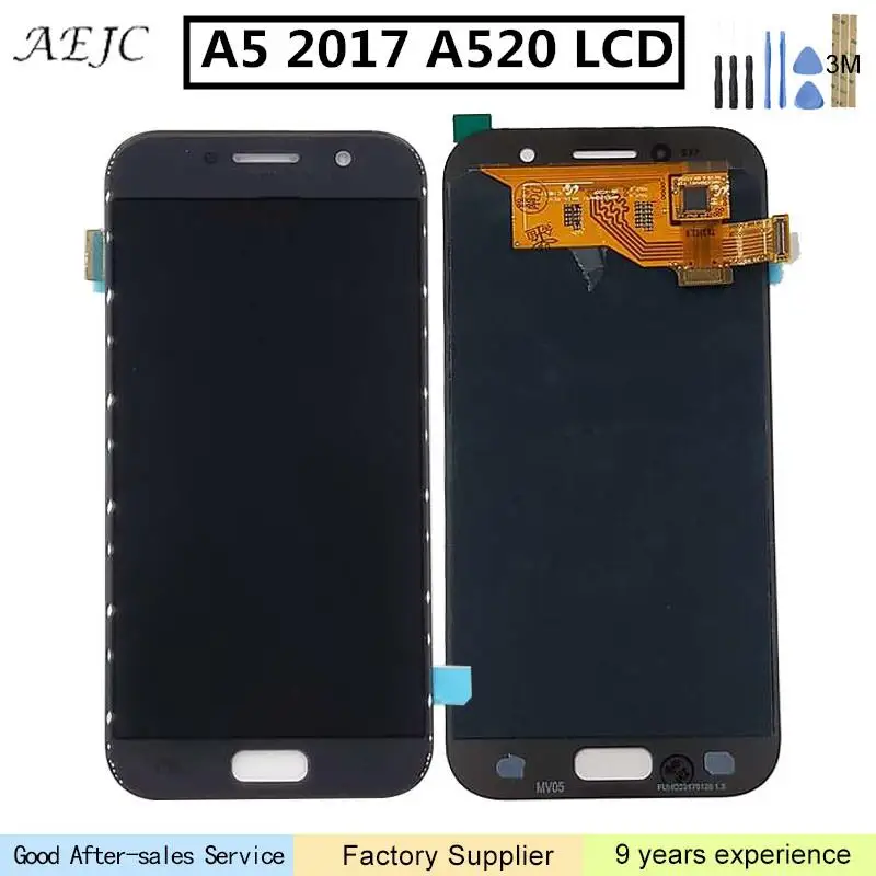 5.2" LCD For Samsung Galaxy A5 2017 LCD Display Touch Screen Digitizer Assembly A520 A520F SM-A520F Touch Screen
5.2" LCD For Samsung Galaxy A5 2017 LCD Display Touch Screen Digitizer Assembly A520 A520F SM-A520F Touch Screen