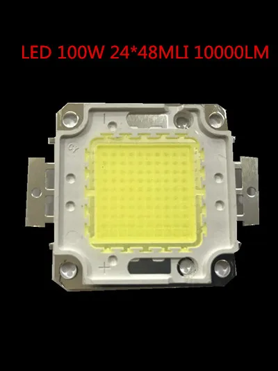 20PCS/ LED 100W Integrated High Power Lamp Beads tetragonum White/Warm White 30V 10000LM 24*48mil Epistar chip good for Street
20PCS/ LED 100W Integrated High Power Lamp Beads tetragonum White/Warm White 30V 10000LM 24*48mil Epistar chip good for Street