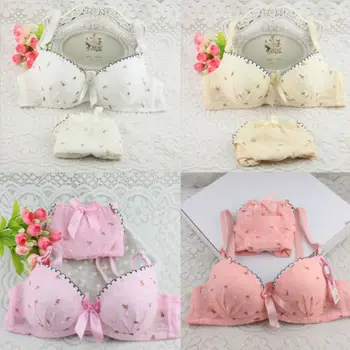 Womens Cute Flower Print Lace Bra Brief Set Push-up Bra Knickers Sets Floral Underwear Brassiere 32-36B Bra Set Lingerie
Womens Cute Flower Print Lace Bra Brief Set Push-up Bra Knickers Sets Floral Underwear Brassiere 32-36B Bra Set Lingerie