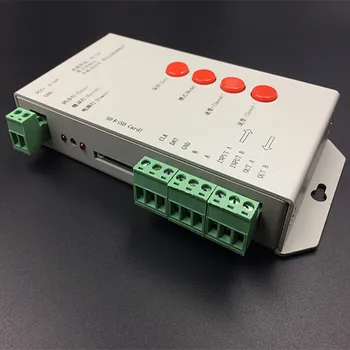 T1000S SD Card WS2801 APA102 WS2811 WS2812B LPD6803 LED 2048 Pixels Controller DC5~24V T-1000S RGB Controller
T1000S SD Card WS2801 APA102 WS2811 WS2812B LPD6803 LED 2048 Pixels Controller DC5~24V T-1000S RGB Controller