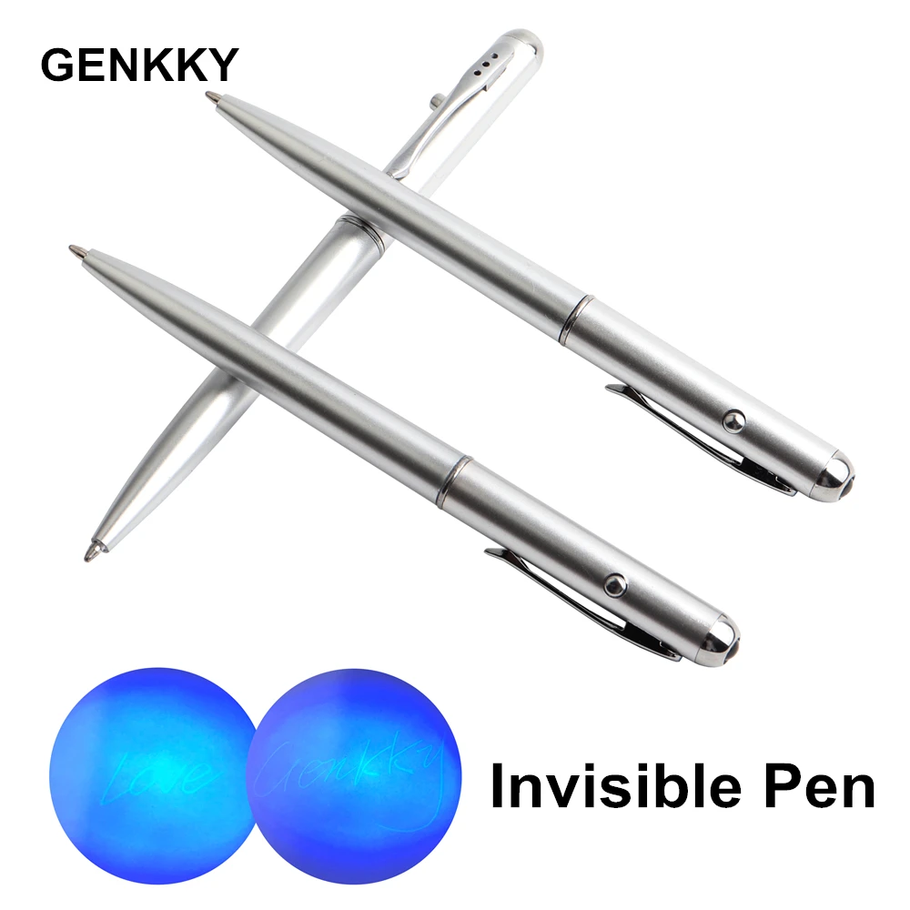 1PCS Invisible Pen Magic LED UV Light Ballpoint Pen with Invisible Ink Secret Pen Novelty Item For Gifts School Office Supplies
1PCS Invisible Pen Magic LED UV Light Ballpoint Pen with Invisible Ink Secret Pen Novelty Item For Gifts School Office Supplies