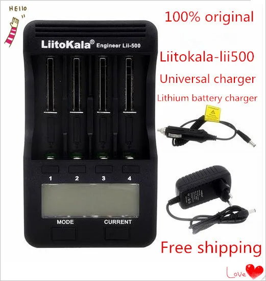 Liitokala lii500 LCD 3.7V/1.2V AA/AAA18650/26650/16340 Battery Charger with screen+12V2A adapter lii-500 5V1A 18650 charge
Liitokala lii500 LCD 3.7V/1.2V AA/AAA18650/26650/16340 Battery Charger with screen+12V2A adapter lii-500 5V1A 18650 charge