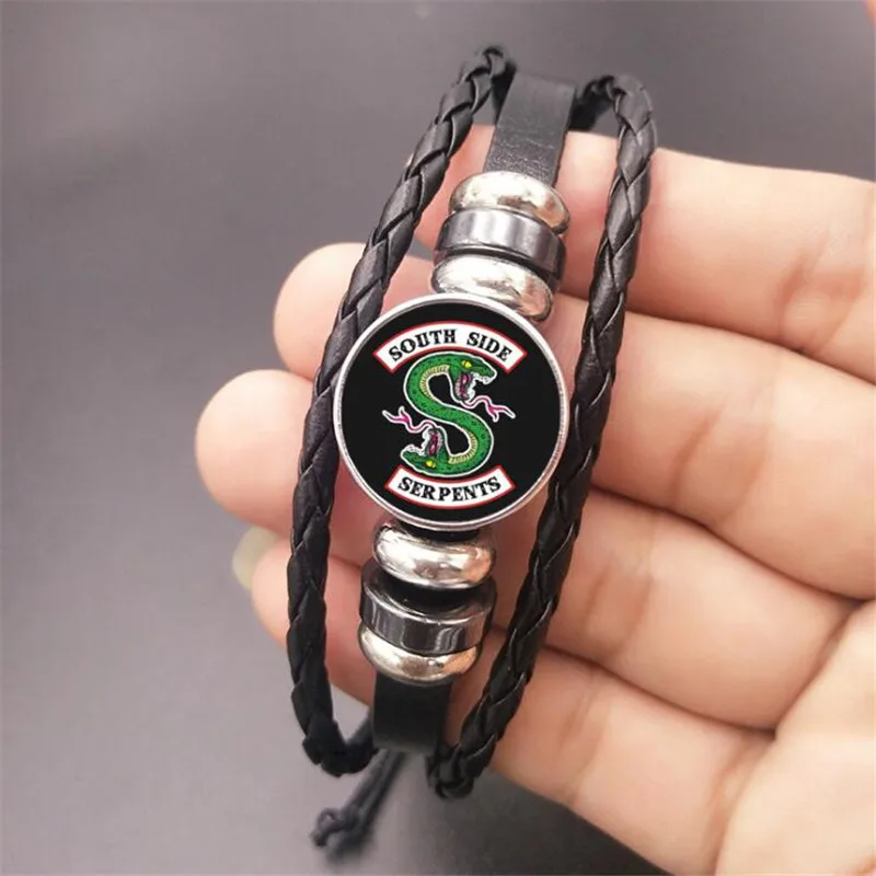 Фото Film and Television Periphery Riverdale South Side Perpents Bracelet Esihou Fashion Woven Beaded Jewelry Holiday Gift | Украшения и