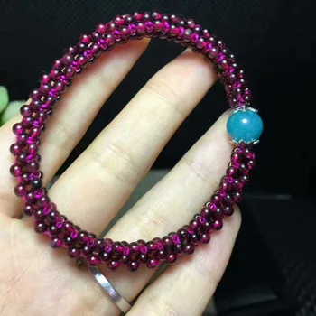 Natural Red Garnet Gemstone Round Beads Bracelet 3mm Fine Jewelry Garnet Bracelet AAA
Natural Red Garnet Gemstone Round Beads Bracelet 3mm Fine Jewelry Garnet Bracelet AAA
