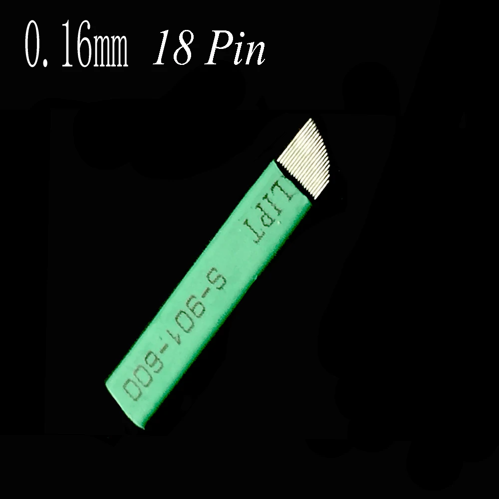 500Pcs 0.16mm Lamina Agulhas Tebori 18 Pin Microblading Needles Permanent Makeup Tattoo Blade Eyebrow Manual Pen 3d Embroidery
500Pcs 0.16mm Lamina Agulhas Tebori 18 Pin Microblading Needles Permanent Makeup Tattoo Blade Eyebrow Manual Pen 3d Embroidery