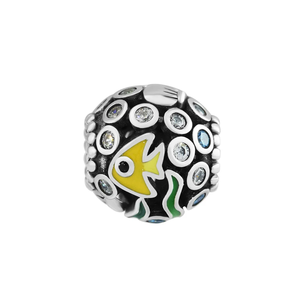 CKK Beads 925 Sterling Silver Ocean Kingdom Charm Fits Pandora Charms Silver 925 Original Bracelet DIY Jewelry kralen Berloques
CKK Beads 925 Sterling Silver Ocean Kingdom Charm Fits Pandora Charms Silver 925 Original Bracelet DIY Jewelry kralen Berloques
