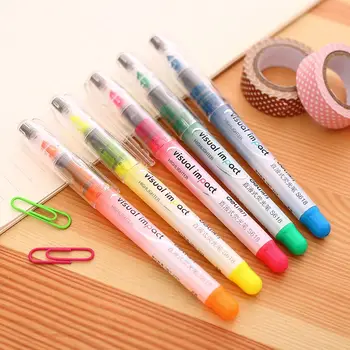 Deli S618 straight liquid fluorescent pen 5 color key circle marking pen fluorescent marker pen
Deli S618 straight liquid fluorescent pen 5 color key circle marking pen fluorescent marker pen