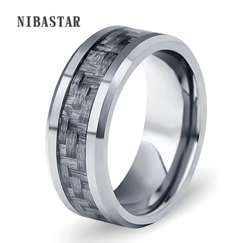 Black Carbon Fiber Jewelry 8mm Tungsten Steel Carbide Ring Mens Wedding Band New US Size 7-10
Black Carbon Fiber Jewelry 8mm Tungsten Steel Carbide Ring Mens Wedding Band New US Size 7-10