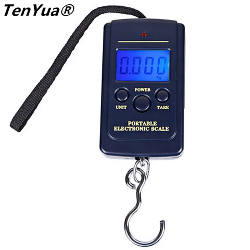 TenYua LCD Mini Electronic Scale Digital Scales 0.01kg - 40kg Hanging Scale Luggage Weight Balance Steelyard
TenYua LCD Mini Electronic Scale Digital Scales 0.01kg - 40kg Hanging Scale Luggage Weight Balance Steelyard