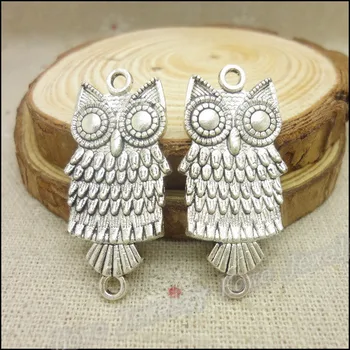 40pcs Charms Owl Frame Pendant Tibetan silver Zinc Alloy Fit Bracelet Necklace DIY Metal Jewelry Findings
40pcs Charms Owl Frame Pendant Tibetan silver Zinc Alloy Fit Bracelet Necklace DIY Metal Jewelry Findings