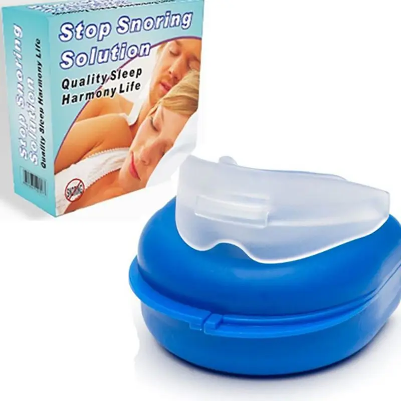 Image 2017 Stop Snoring Anti Snore Mouthpiece Apnea Guard Bruxism Tray Sleeping Aid Mouthguard