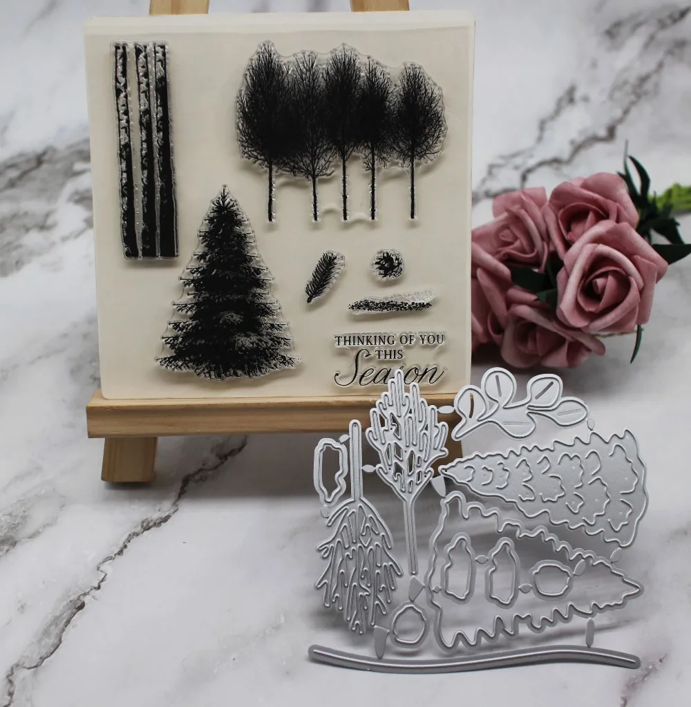 Pine tree/Frame Metal Cutting Dies Tree/letters clear stamps&die set for Scrapbooking Album Paper Card Embossing craft dies cut
Pine tree/Frame Metal Cutting Dies Tree/letters clear stamps&die set for Scrapbooking Album Paper Card Embossing craft dies cut