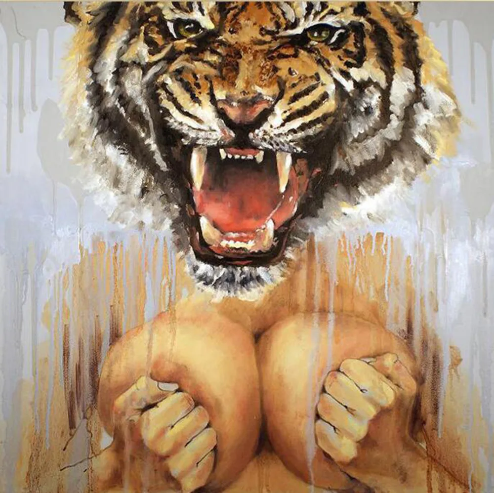 5D Diy Hand Made Diamond Painting Tiger and Girls Diamond Embroidery Mosaic Cross Stitch Flower Pattern Wall Decor Crafts KJ358
5D Diy Hand Made Diamond Painting Tiger and Girls Diamond Embroidery Mosaic Cross Stitch Flower Pattern Wall Decor Crafts KJ358