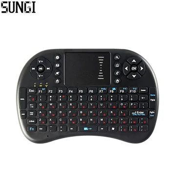 Russian Layout 2.4G Wireless Mini Keyboard Air Fly Mouse Keyboard Touchpad Remote Control For Android TV Box Notebook Tablet PC
Russian Layout 2.4G Wireless Mini Keyboard Air Fly Mouse Keyboard Touchpad Remote Control For Android TV Box Notebook Tablet PC