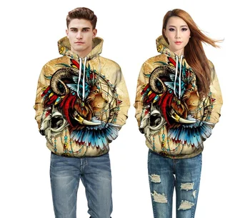 Yellow-bottomed goat head Indian digital print loose sport couple hoodie dw-46 werewolf ho custom Polyester pullver
Yellow-bottomed goat head Indian digital print loose sport couple hoodie dw-46 werewolf ho custom Polyester pullver