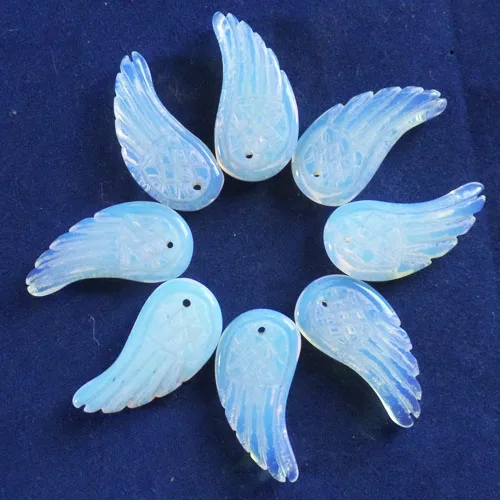 Free Shipping 6Pcs Beautiful Carved Opal Opalite Wing Pendant Bead 30x14x4mm (Min.order 15$ mix)
Free Shipping 6Pcs Beautiful Carved Opal Opalite Wing Pendant Bead 30x14x4mm (Min.order 15$ mix)