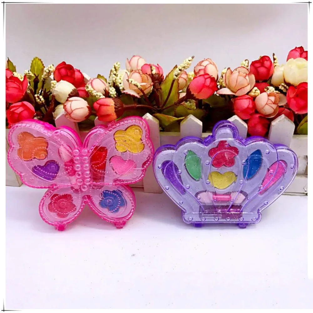 1PC Butterfly Crown shape Pretend Play Cosmetics Kit Toys Girls Makeup Tools Set Simulation Lipstick Eye Shadow For Kids
1PC Butterfly Crown shape Pretend Play Cosmetics Kit Toys Girls Makeup Tools Set Simulation Lipstick Eye Shadow For Kids