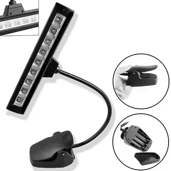 Flexible Clip-on LED Light 9-LED Floodlight For Orchestra Piano Violin Music Stand
Flexible Clip-on LED Light 9-LED Floodlight For Orchestra Piano Violin Music Stand