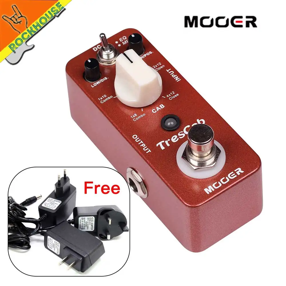 MOOER TresCab Guitar Cabinet Simulator Pedal Simulate 1x8''/1x10''/1x12''/2x12''/4x12'' Guitar Speaker True Bypass free shipping
MOOER TresCab Guitar Cabinet Simulator Pedal Simulate 1x8''/1x10''/1x12''/2x12''/4x12'' Guitar Speaker True Bypass free shipping