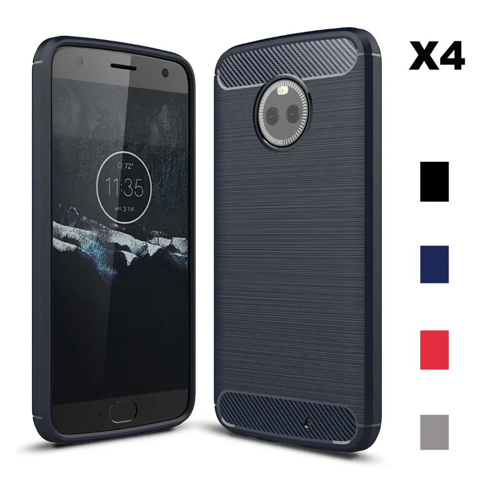 Чехол CASEMALL для телефона Motorola Moto X4 роскошный противоударный мягкий резиновый
