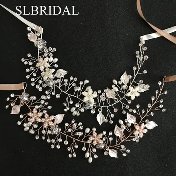 SLBRIDAL Rose Gold Vintage Crystals Rhinestones Simulated Pearls Wedding Hair accessories Hairband Bridal Headband Women Jewelry
SLBRIDAL Rose Gold Vintage Crystals Rhinestones Simulated Pearls Wedding Hair accessories Hairband Bridal Headband Women Jewelry