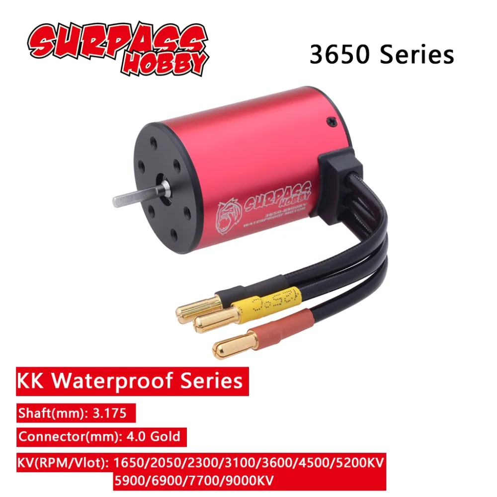 SURPASSHOBBY KK 3650 2050KV 2300KV 3100KV 3600KV 4300KV 4500KV 5200KV 5900KV 6900KV 7700KV 9000KV Waterproof Brushless Motor
SURPASSHOBBY KK 3650 2050KV 2300KV 3100KV 3600KV 4300KV 4500KV 5200KV 5900KV 6900KV 7700KV 9000KV Waterproof Brushless Motor