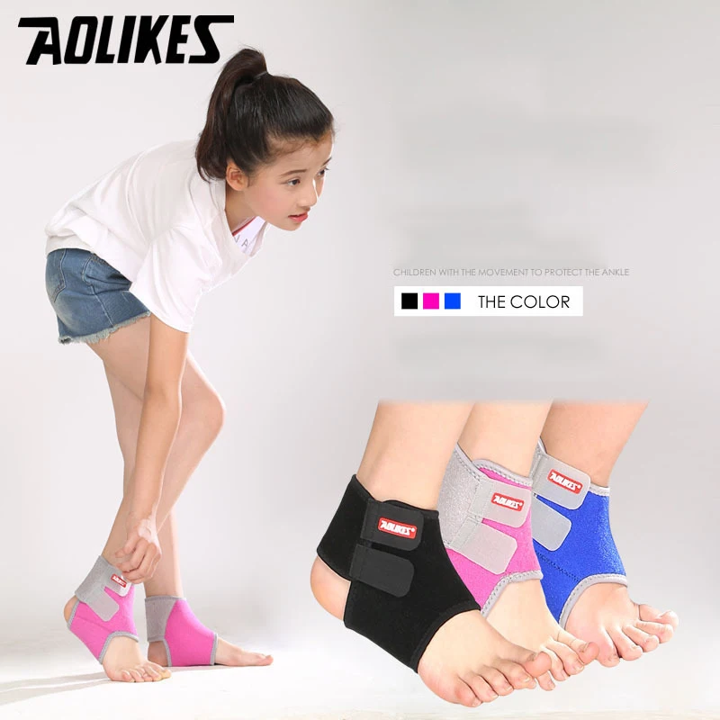 2pcs/Lot Children Football Basketball Dancing Ankle Guards Pad Wrap Tarsus Protector Joint Protection Anti Sprain Girl Boys Gift | Спорт и