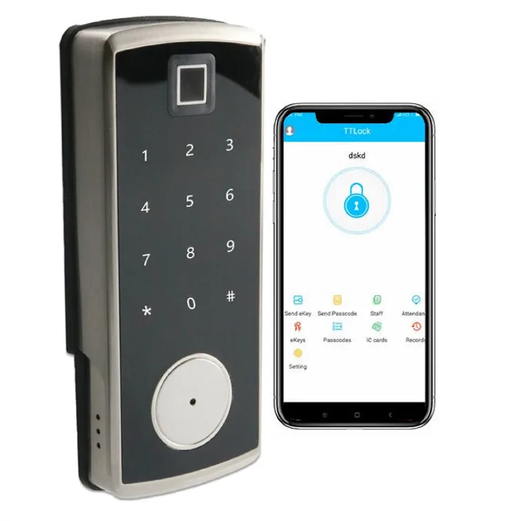 Smart Phone APP Digital Password and Card Lock WIFI Biometric Fingerprint Digital Door Lock (WIFI Included price)
Smart Phone APP Digital Password and Card Lock WIFI Biometric Fingerprint Digital Door Lock (WIFI Included price)