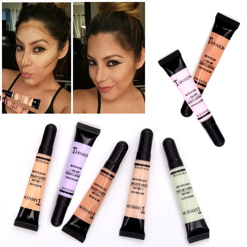 Pro Oil-control Base Makeup Face Concealer Stick Primer Moisturizer Pores Cover Hide Blemish Brand Contour Liquid Concealer
Pro Oil-control Base Makeup Face Concealer Stick Primer Moisturizer Pores Cover Hide Blemish Brand Contour Liquid Concealer