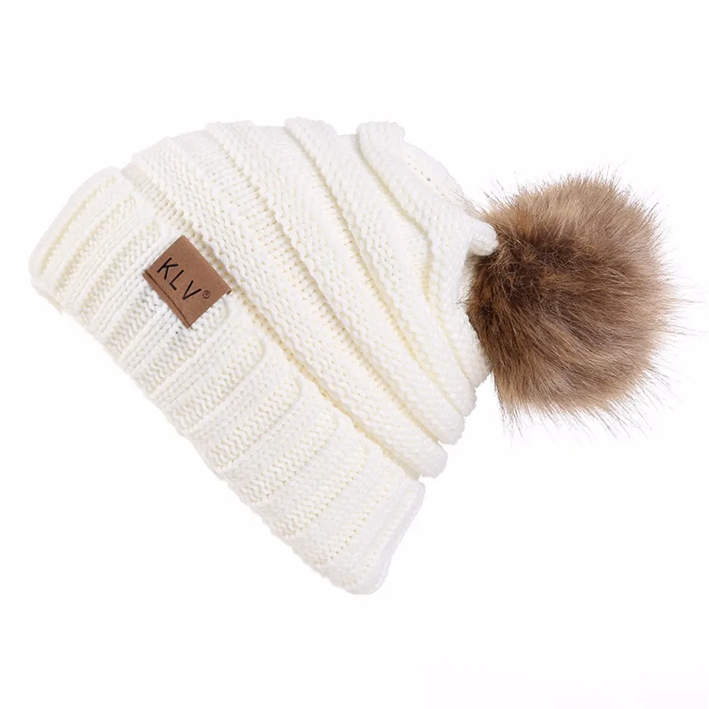 New Women Winter Hat Pompoms Hats Thick Knitted Winter Beanies For Female Fashion Beanies Ski Beanie Skull Slouchy Caps
New Women Winter Hat Pompoms Hats Thick Knitted Winter Beanies For Female Fashion Beanies Ski Beanie Skull Slouchy Caps
