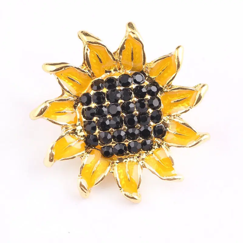 Sunflower Snap Button Fit 18mm Button Jewelry Yellow Flower Button For Women Suitable For Wedding Gift To Girl Mother Wholesale
Sunflower Snap Button Fit 18mm Button Jewelry Yellow Flower Button For Women Suitable For Wedding Gift To Girl Mother Wholesale