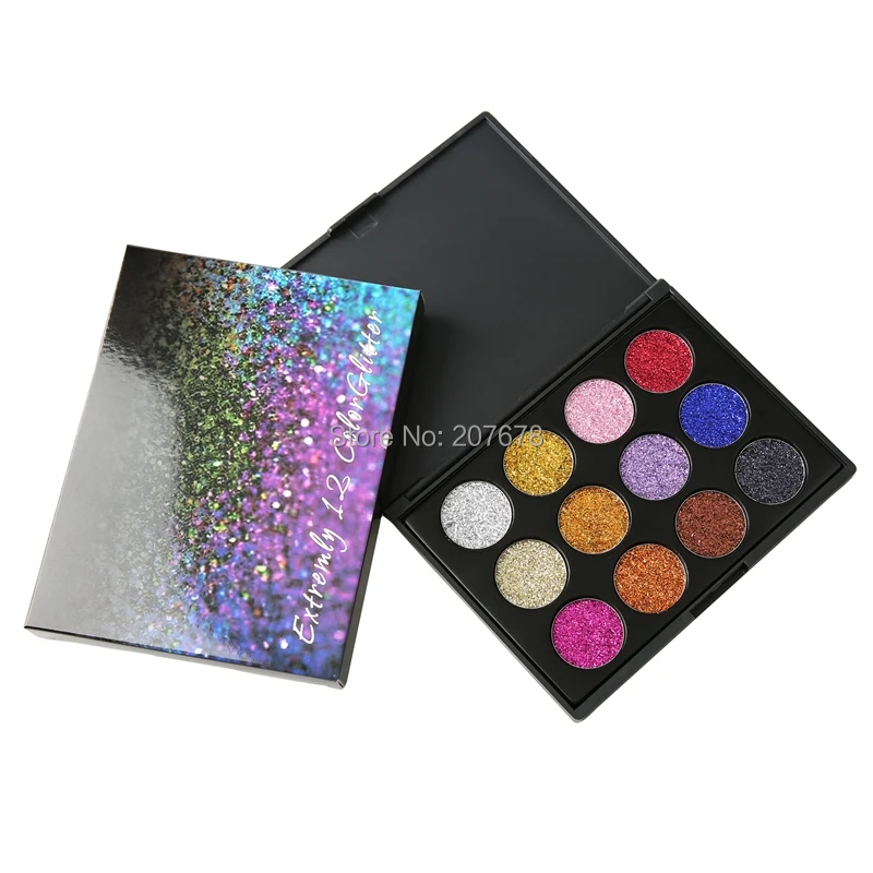 2018 New 12 Color Glitter Injections Pressed Glitters Single Eyeshadow Diamond Rainbow Make Up Cosmetic Eye shadow Palette
2018 New 12 Color Glitter Injections Pressed Glitters Single Eyeshadow Diamond Rainbow Make Up Cosmetic Eye shadow Palette
