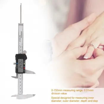 0-150mm Electric Jewelry Measuring Caliper LCD Display Digital Caliper Vernier Calipers Jewelers Jewelry Measuring Making Tool
0-150mm Electric Jewelry Measuring Caliper LCD Display Digital Caliper Vernier Calipers Jewelers Jewelry Measuring Making Tool