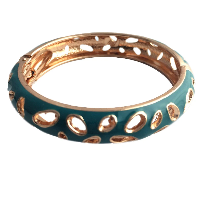 Mother's Day Gift Hollow Out Design Elegant Brass Bangles Candy Color Women's Accessories Trendy Bracelets Fashion Bangle
Mother's Day Gift Hollow Out Design Elegant Brass Bangles Candy Color Women's Accessories Trendy Bracelets Fashion Bangle
