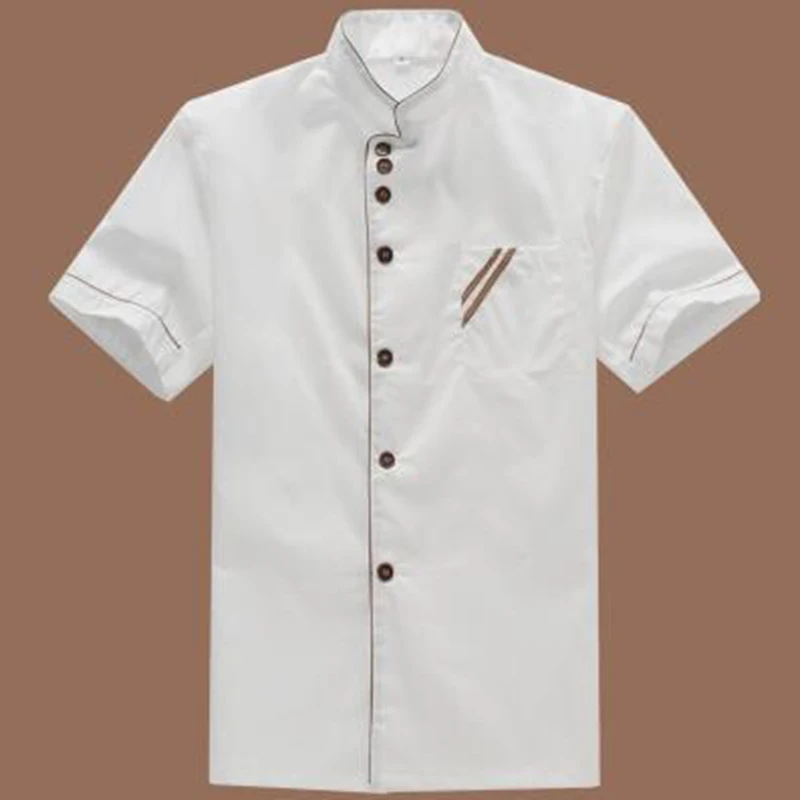 New Arrived Men Chef Jacket Women Short Sleeve Hotel Kitchen Kochjacke Coffee Cake Shop Gorro Cocinero for Food Service
New Arrived Men Chef Jacket Women Short Sleeve Hotel Kitchen Kochjacke Coffee Cake Shop Gorro Cocinero for Food Service